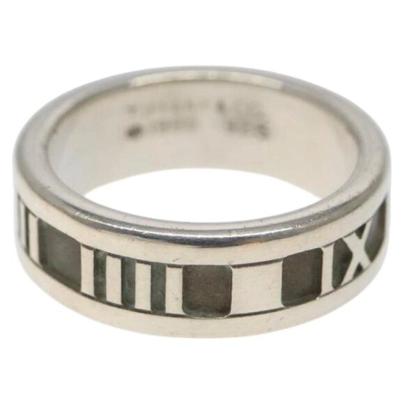 TIFFANY&Co. Atlas Ring Ag925 Silver Auth - Picture 2 of 13